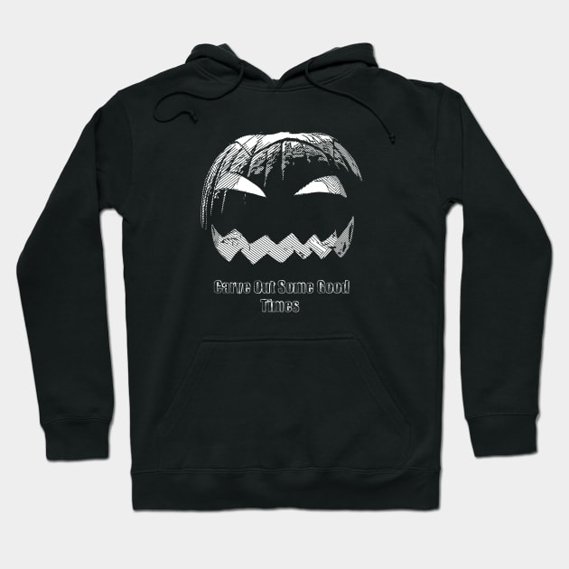 Fasbytes Halloween Pumpkin ‘Carve Out Some Good Times’ Hoodie by FasBytes